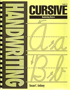 Cursive Handwriting Masters Cover