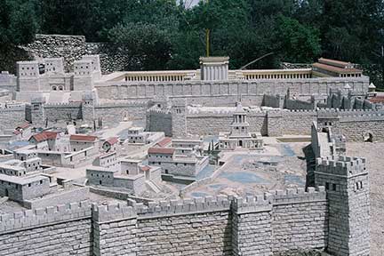 Scale model of ancient Jerusalem