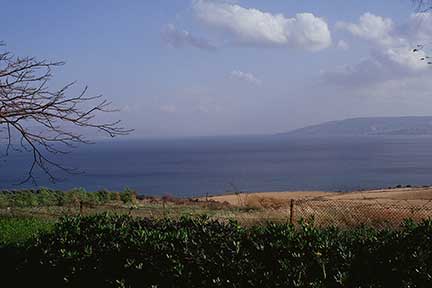Sea of Galilee from Mt. of Beatitudes