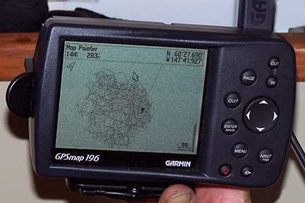 GPS track, a tangle