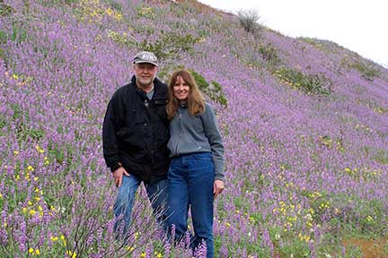 Dennis and Susan in lupines