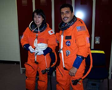 Astronauts in training